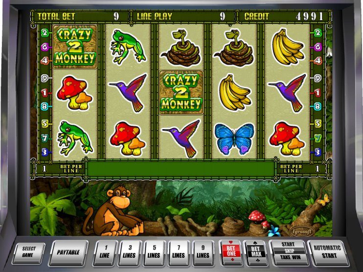 Забавные обезьянки и казино Вулкан принесут удачу с автоматом «Crazy Monkey 2»